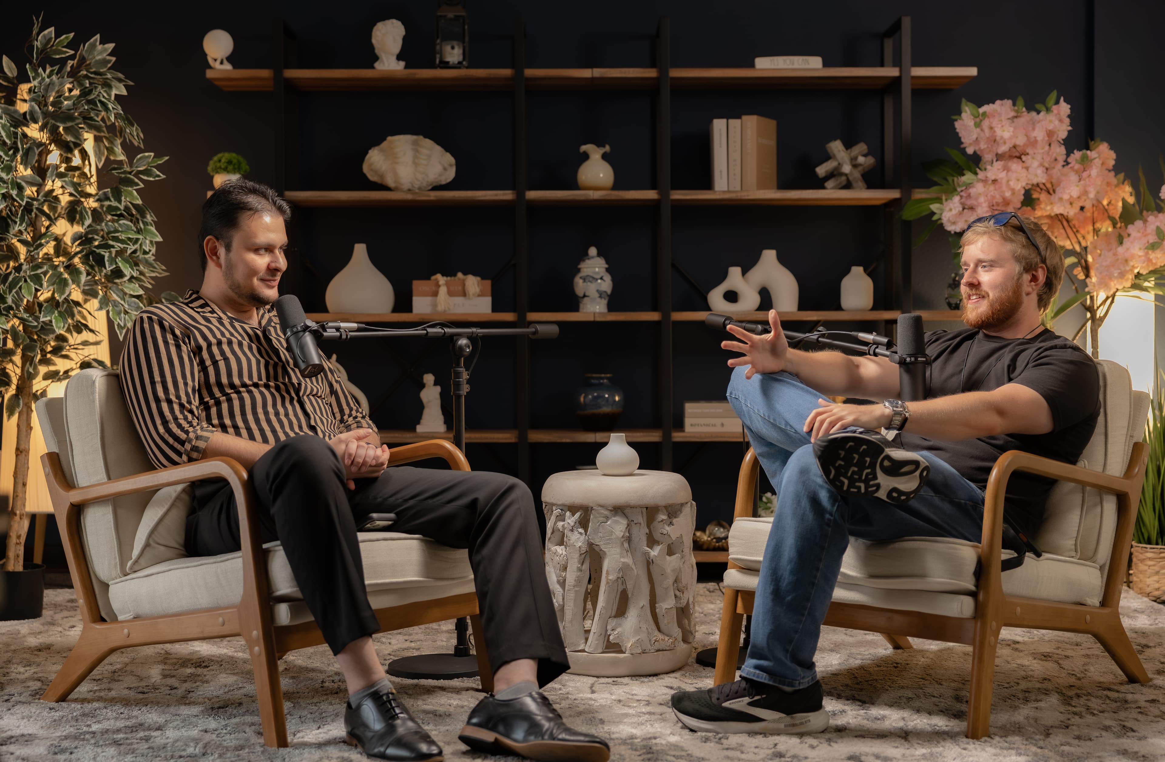 Set 1 at Arya Studios — The conversation room